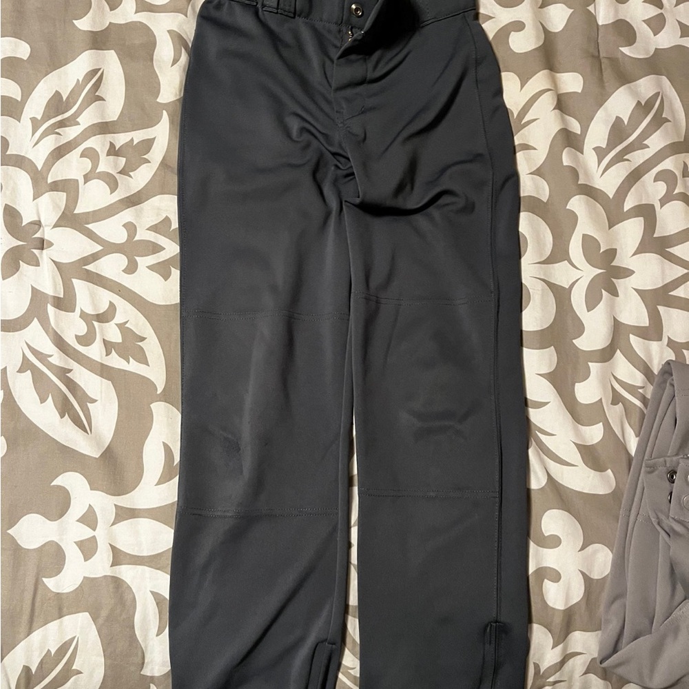 Champro Boys Dark Gray Baseball Pants size M